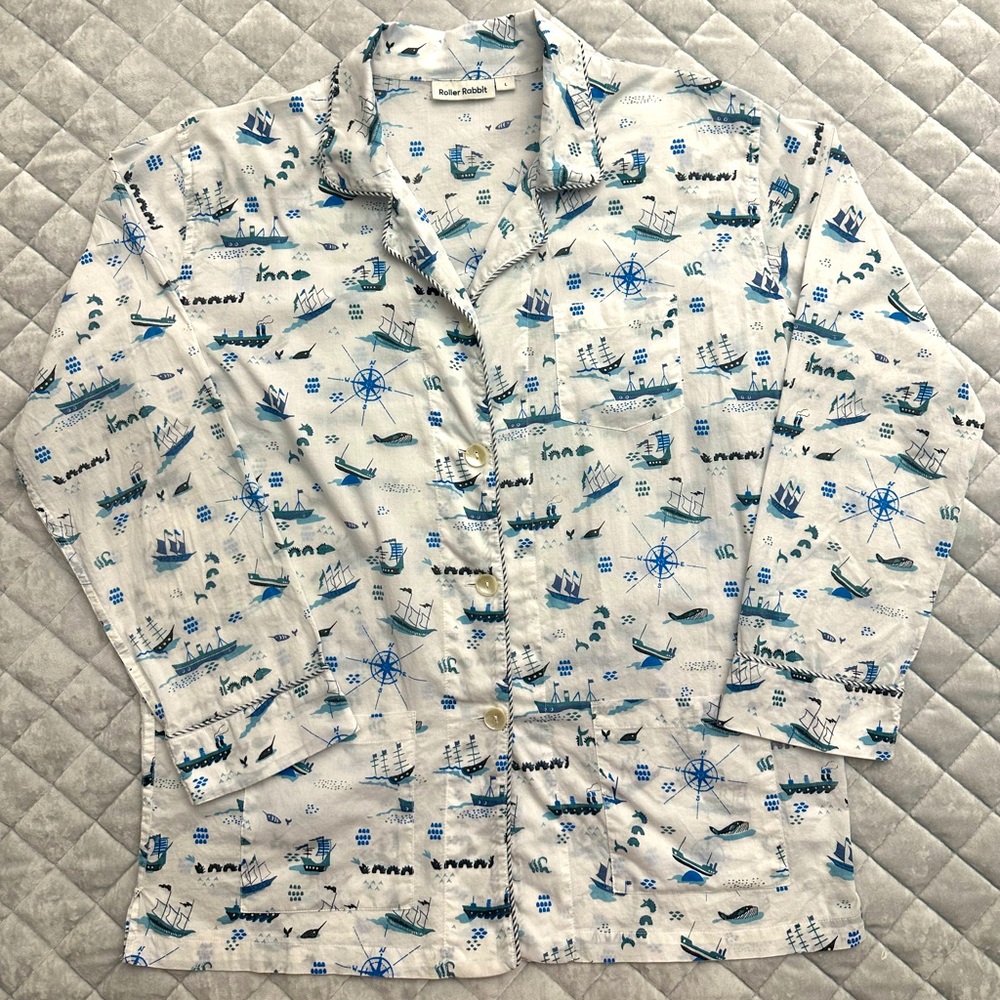 Roller Rabbit Nautical Pajama Set - Picture 3 of 5
